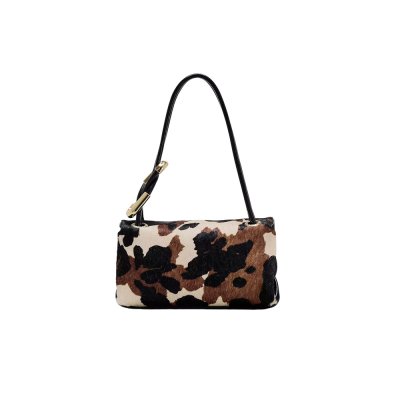 THE COW HAIRCALF MINI DUAL SHOULDER BAG